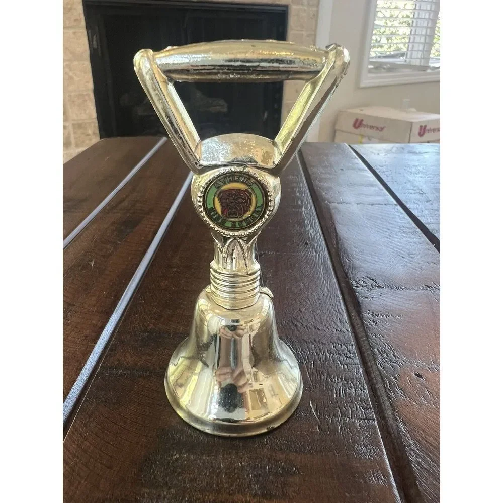 Athens High School Gold Hand Bell Souvenir‎